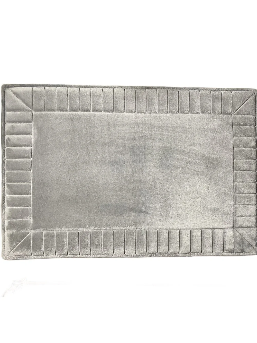 Large Gray Memory Foam Bathmat - Super Soft - (2 ft. X 3 ft.)